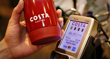 راه‌اندازی لیوان‌های قهوه مجهز به قابلیت پرداخت غیرتماسی