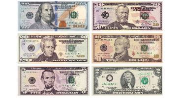 ۱۰ واقعیت باورنکردنی درباره پول های رایج در آمریکا 